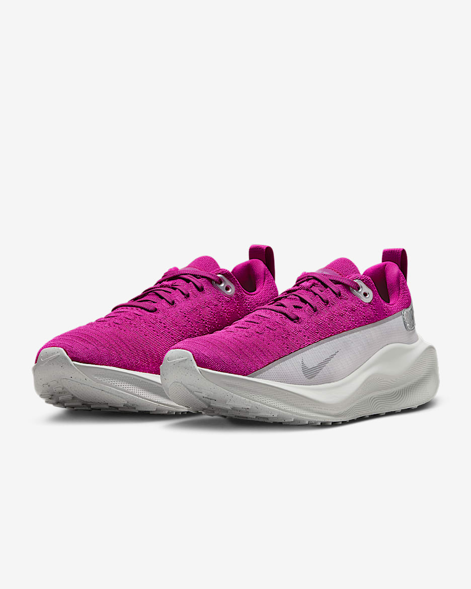 Nike react infinity run flyknit womens red hotsell